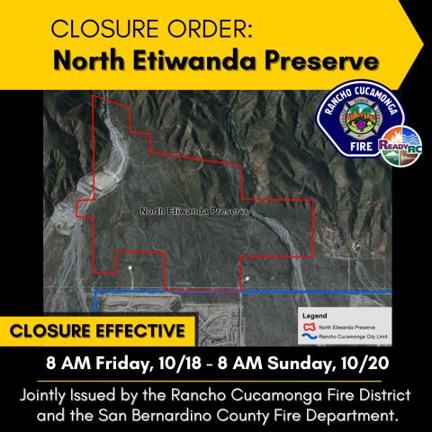 North Etiwanda Preserve Closure