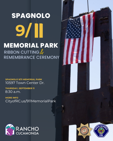 Spagnolo 9/11 Memorial Park Ribbon Cutting Invitation 