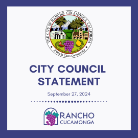 City Council Statement September 27, 2024 City seal and city logo