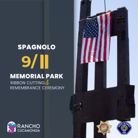 Picture of World Trade Center remnants for the Spagnolo Memorial Park