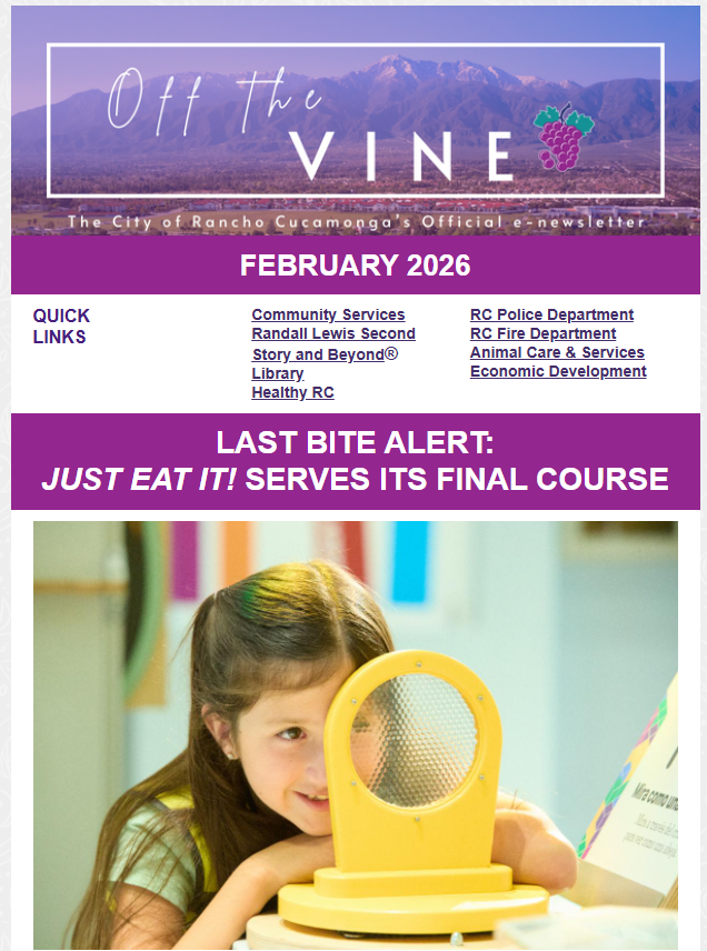 Off the Vine Newsletter, girl playing with display at Second Story and Beyond