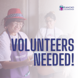 Volunteers Needed with two women serving food