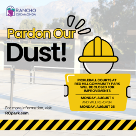Red Hill Community Park - Pardon Our Dust